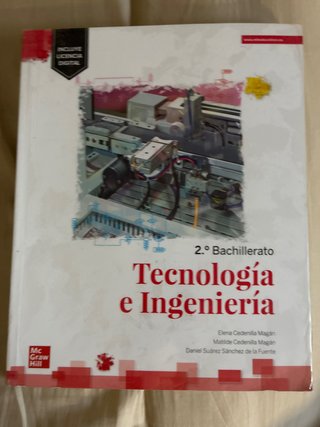 Tecnología e ingeniería, 2 bachillerato