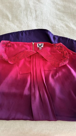 Vestido corto elegante degradado