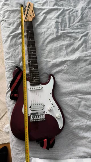 Guitarra Eléctrica Infantil Roja