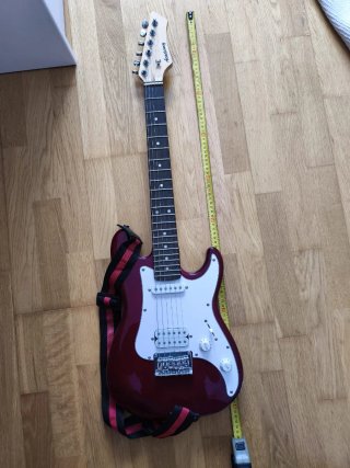 Guitarra Eléctrica Infantil Roja