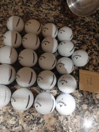 21 palline da golf Callaway Supersoft Grado PERLA