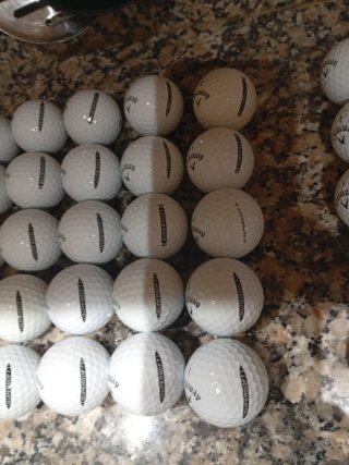 25 Palline da Golf Callaway Supersoft Grado PERLA