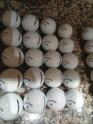 25 Palline da Golf Callaway Supersoft Grado PERLA