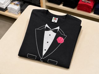 Camiseta esmoquin XL