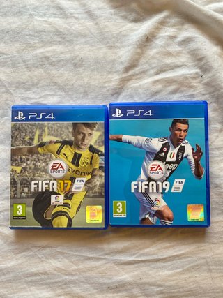 FIFA 17 y FIFA 19 PS4