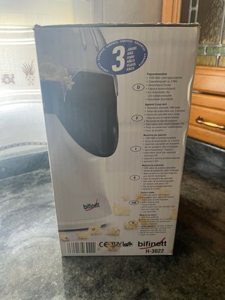 Máquina de Palomitas Bifinett H-3022