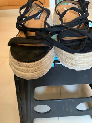 Sandalias ZATVS negras atadas