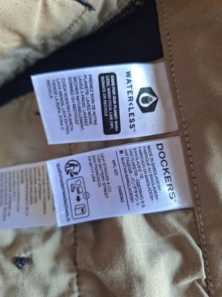 2 Pantalones de vestir azul marino