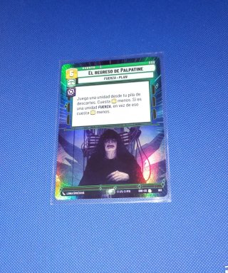 PALPATINE HYPERFOIL carta Star Wars Unlimited