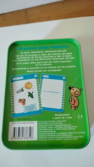 Mi primer juego educativo: La hora, calendario...