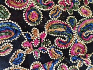 Chaqueta Zara bordada paisley talla S