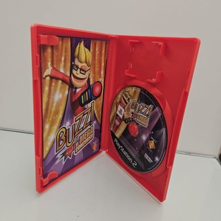 Videojuego PS2 Buzz! : El mega concurso + mandos