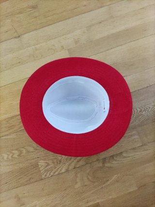 Sombrero Panamá Rojo Red Hat