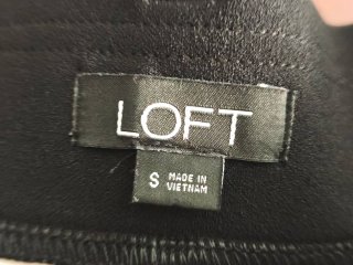 Pantalones cortos negros LOFT Talla S