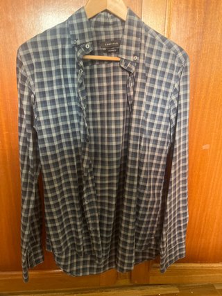 Camisa Cortefiel Hombre Talla S Cuadros