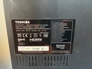 Toshiba 39 TV Modelo 39L2333D