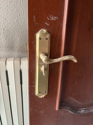 Puerta de madera interior