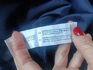 Top asimétrico palabra de honor Zara Talla S