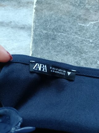 Top asimétrico palabra de honor Zara Talla S