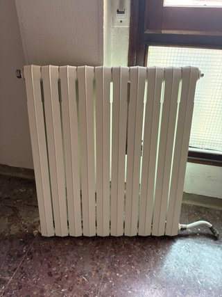 Radiador blanco de hierro fundido 10 elementos