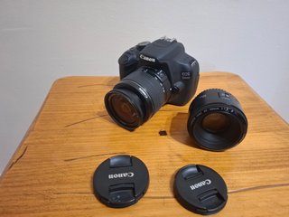 Canon EOS 1200D + 2 Lentes + Accesorios