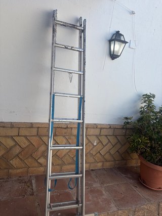 Escalera doble tramo aluminio