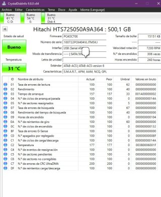 Disco Duro Externo LaCie 500GB USB 2.5