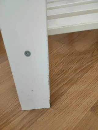 Caballete blanco IKEA madera