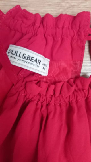 Vestido rojo Pull&Bear talla L