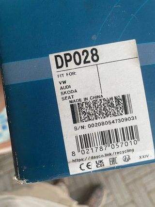 Pompa acqua DAYCO Audi TT mk1 8n