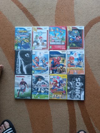 Juegos Wii: Sonic, Mario, FIFA, PES
