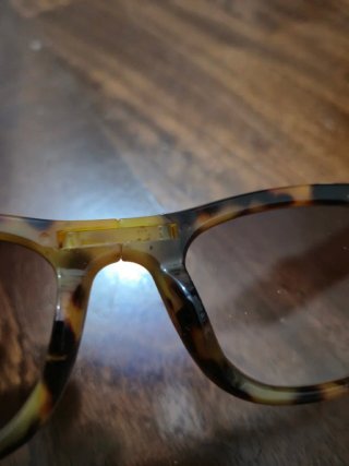 Occhiali Burberry pieghevoli tartarugati