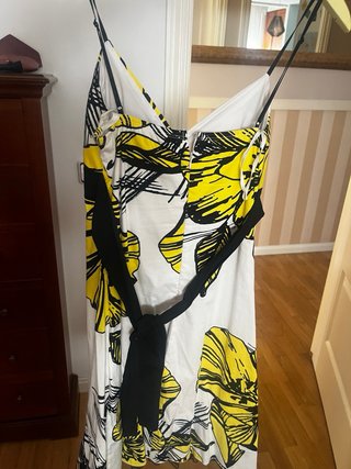 Vestido corto estampado floral