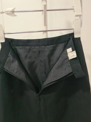 Falda negra Vintage Trevira Años 90 Talla 36
