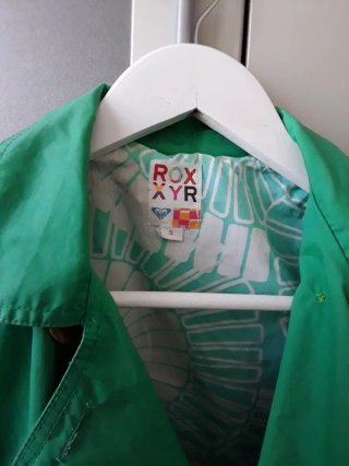 Cazadora Roxy juvenil verde verano