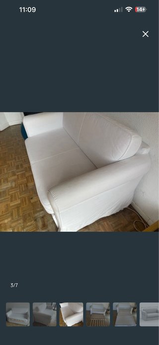 Divano letto bianco Ikea, prezzo negoziabile!!!