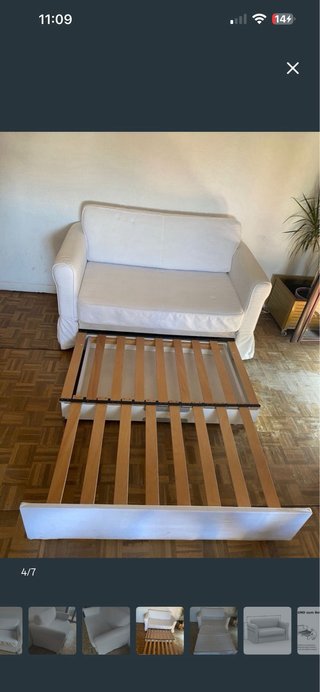 Divano letto bianco Ikea, prezzo negoziabile!!!