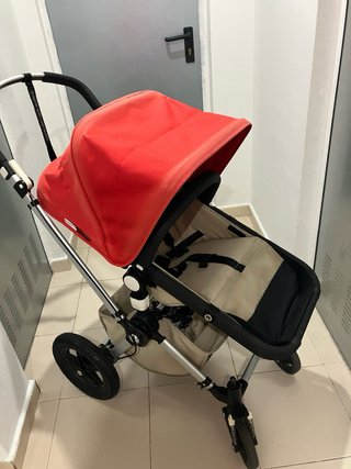 Bugaboo 2010 Silla + Capazo Rojo Maxi Cosi grupo 0