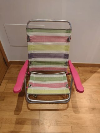 LOTE Sillas de Playa Plegables Multicolor
