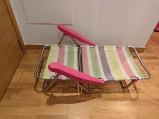 LOTE Sillas de Playa Plegables Multicolor