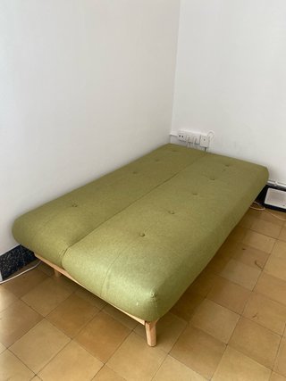 Sofá Cama Verde 3 Plazas
