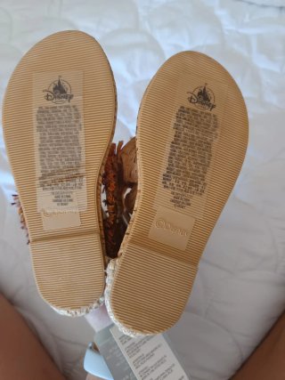 Sandalias Vaiana disfraz sin estrenar