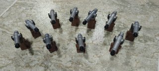 Lote 10 cañones Playmobil