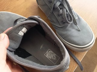 Zapatillas Vans clásicas grises talla 39