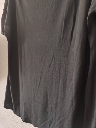 Camiseta Stradivarius Negra Talla S