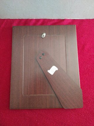 Cornice grande argento laminato