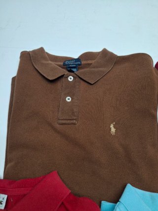 Lote 5 polos Lacoste y Polo Ralph Lauren