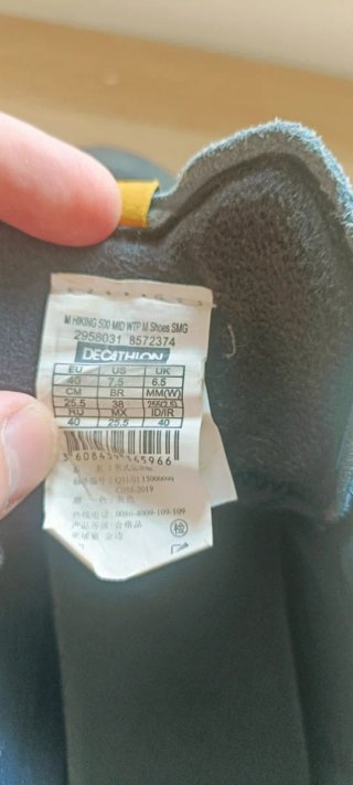 Botas Montaña Quechua mod. 500 Waterproof talla 40