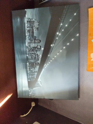 Lámina Nueva York Puente Luces