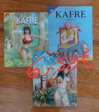 KAFRE. LOTE DE 3 CÓMICS